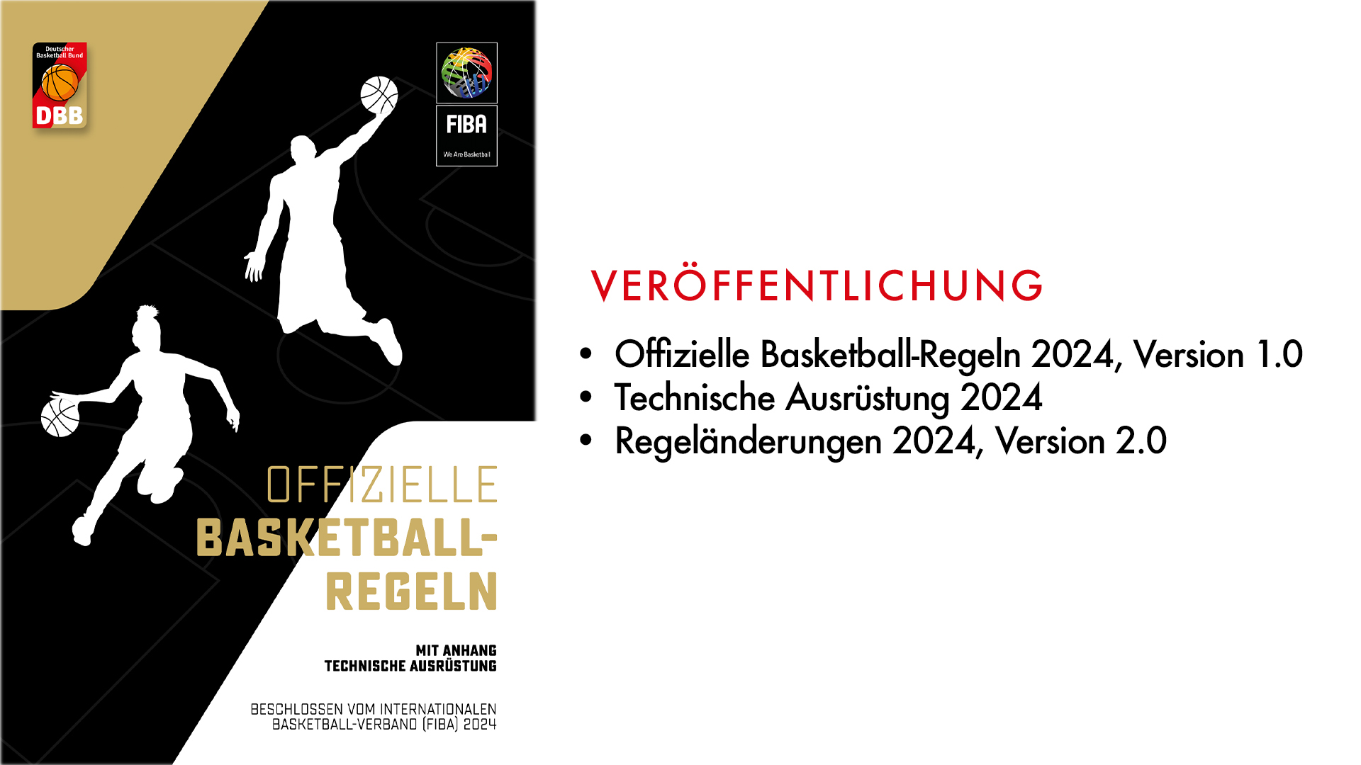 Offizielle Basketball-Regeln 2024 (Version 1.0)